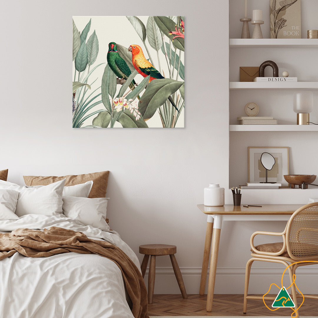 COLOURFUL MACAWS III - Canvas Print