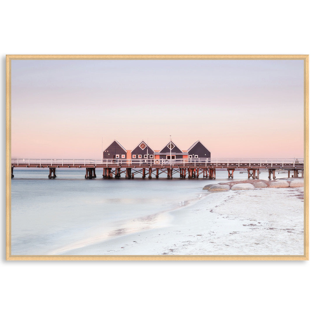 BUSSELTON JETTY I - Framed Canvas