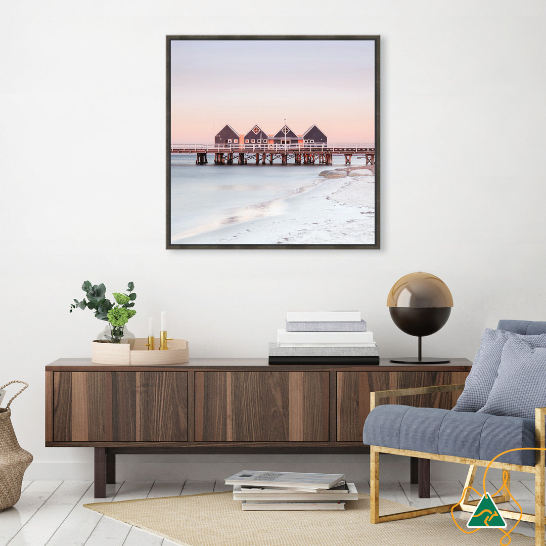 BUSSELTON JETTY II - Framed Canvas