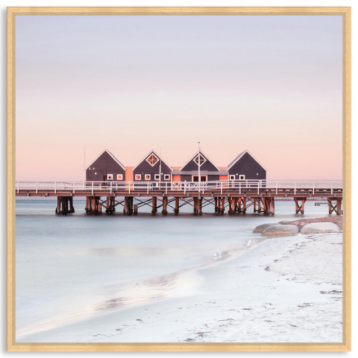 BUSSELTON JETTY II - Framed Canvas