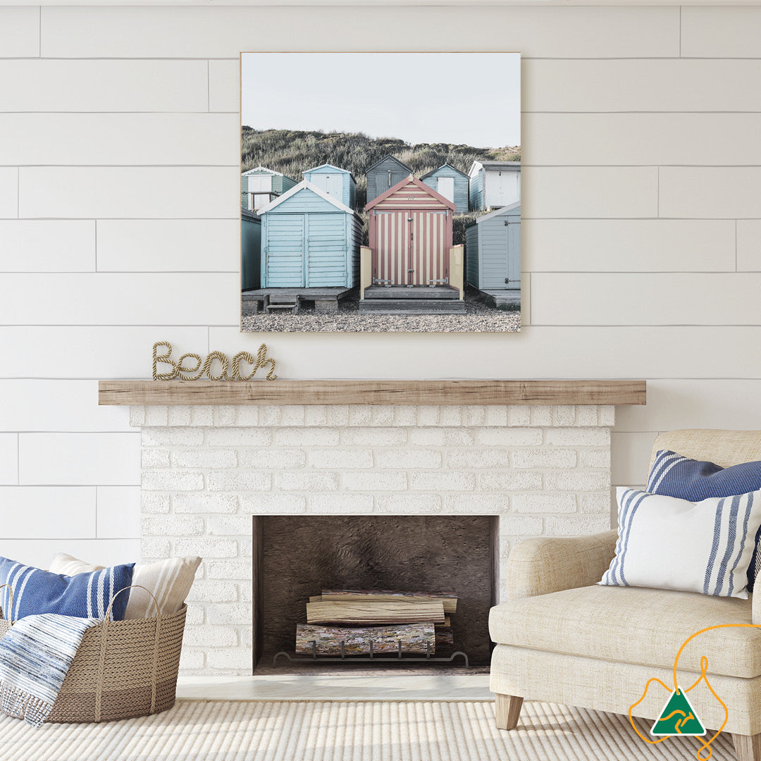 BEACH HUTS IV - Canvas Print
