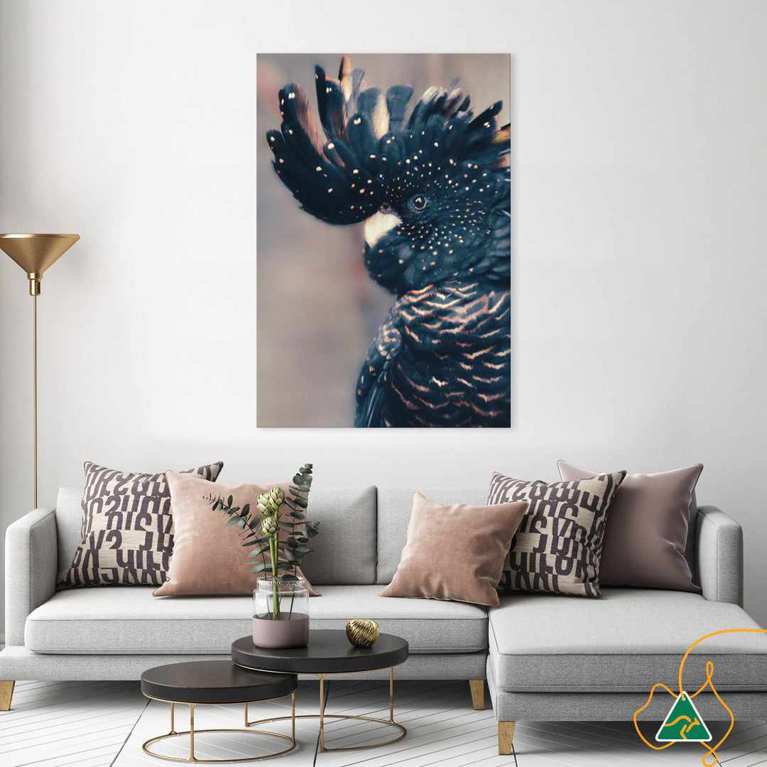 COCKATOO BLACK II - Canvas Print