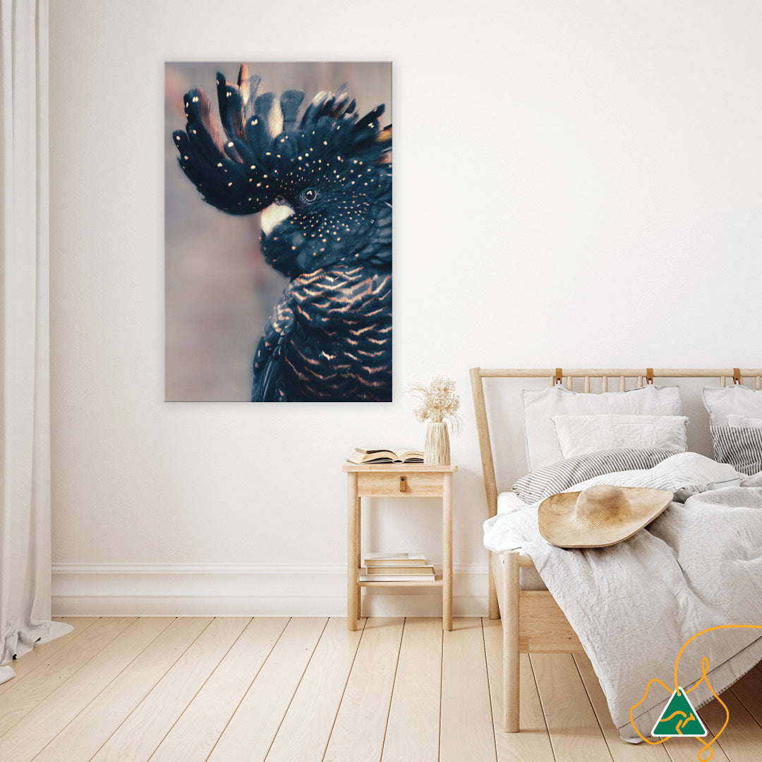 COCKATOO BLACK II - Canvas Print