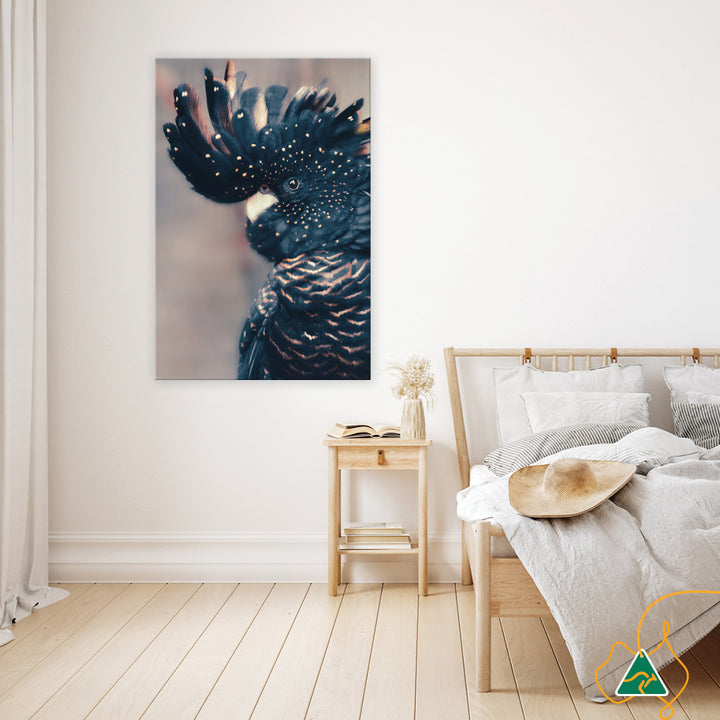 COCKATOO BLACK II - Canvas Print