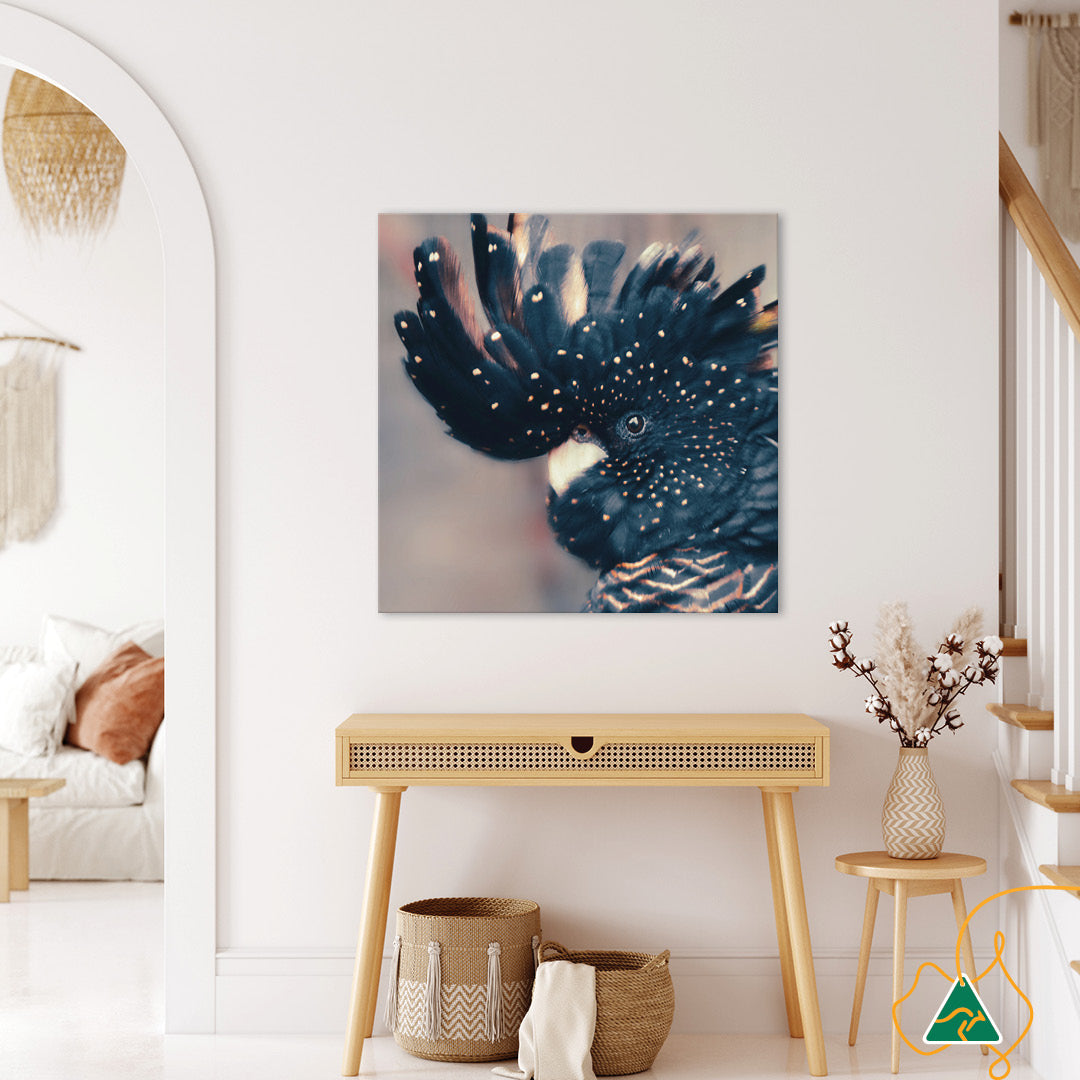 COCKATOO BLACK IV - Canvas Print