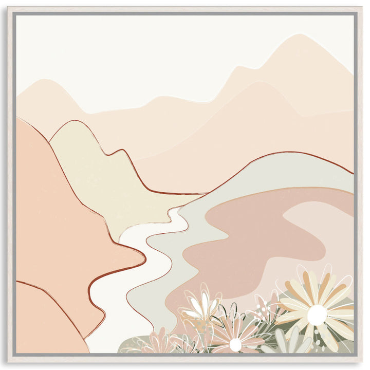 PASTEL LANDSCAPE - Framed Canvas