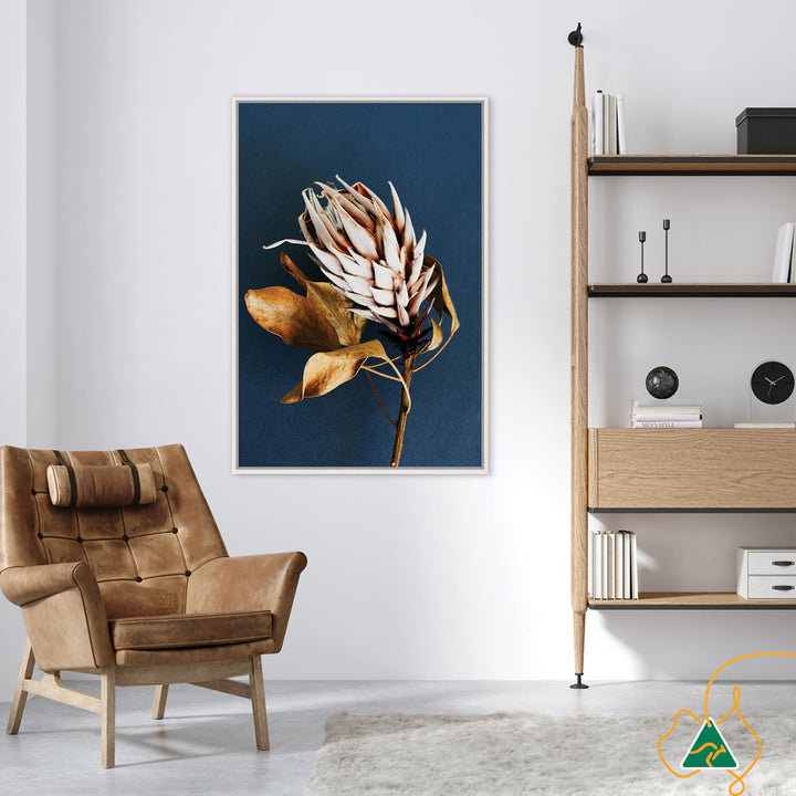 LUXE FLORAL I - Framed Canvas