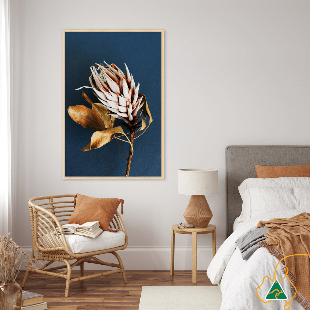 LUXE FLORAL I - Framed Canvas