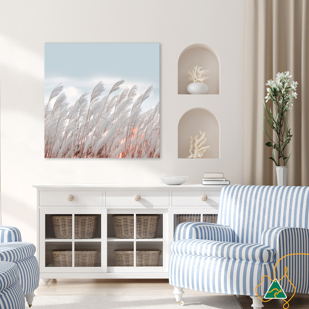 SILVER GRASS II - Canvas Print
