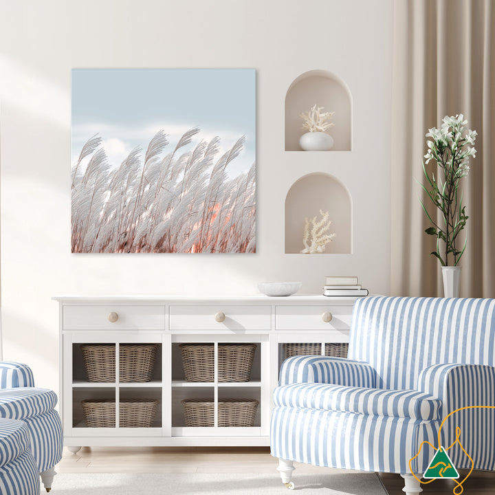 SILVER GRASS II - Canvas Print