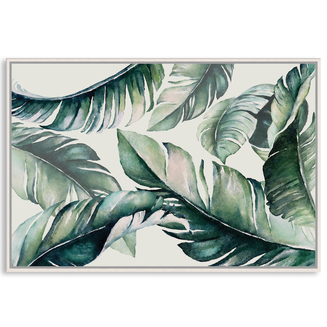 TROPICALLY INSPIRED I - Framed Canvas