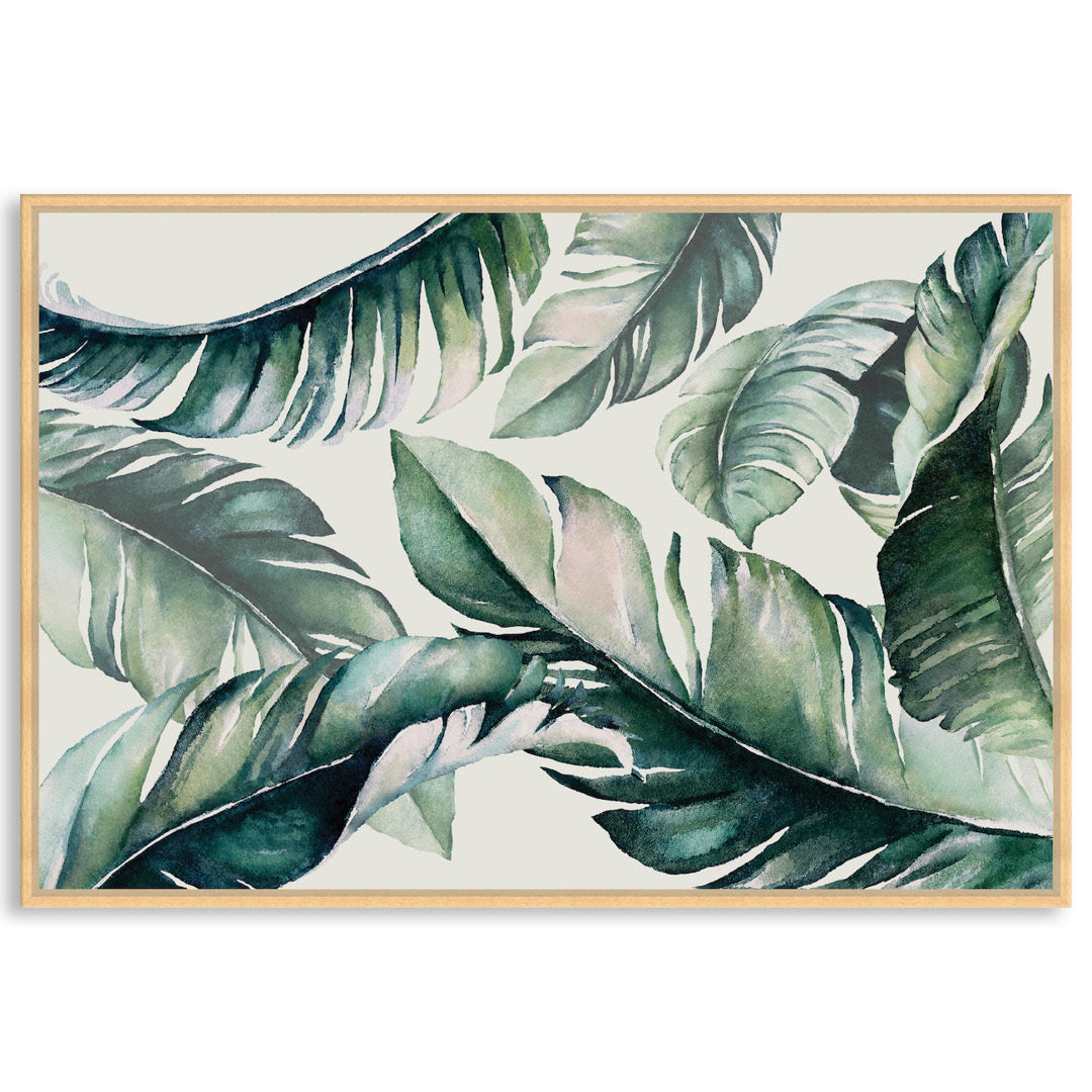 TROPICALLY INSPIRED I - Framed Canvas