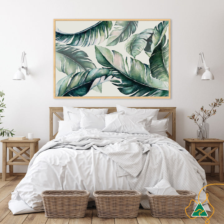 TROPICALLY INSPIRED I - Framed Canvas