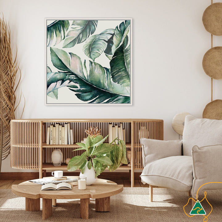 TROPICALLY INSPIRED II - Framed Canvas