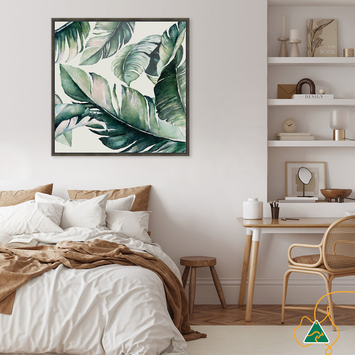 TROPICALLY INSPIRED II - Framed Canvas