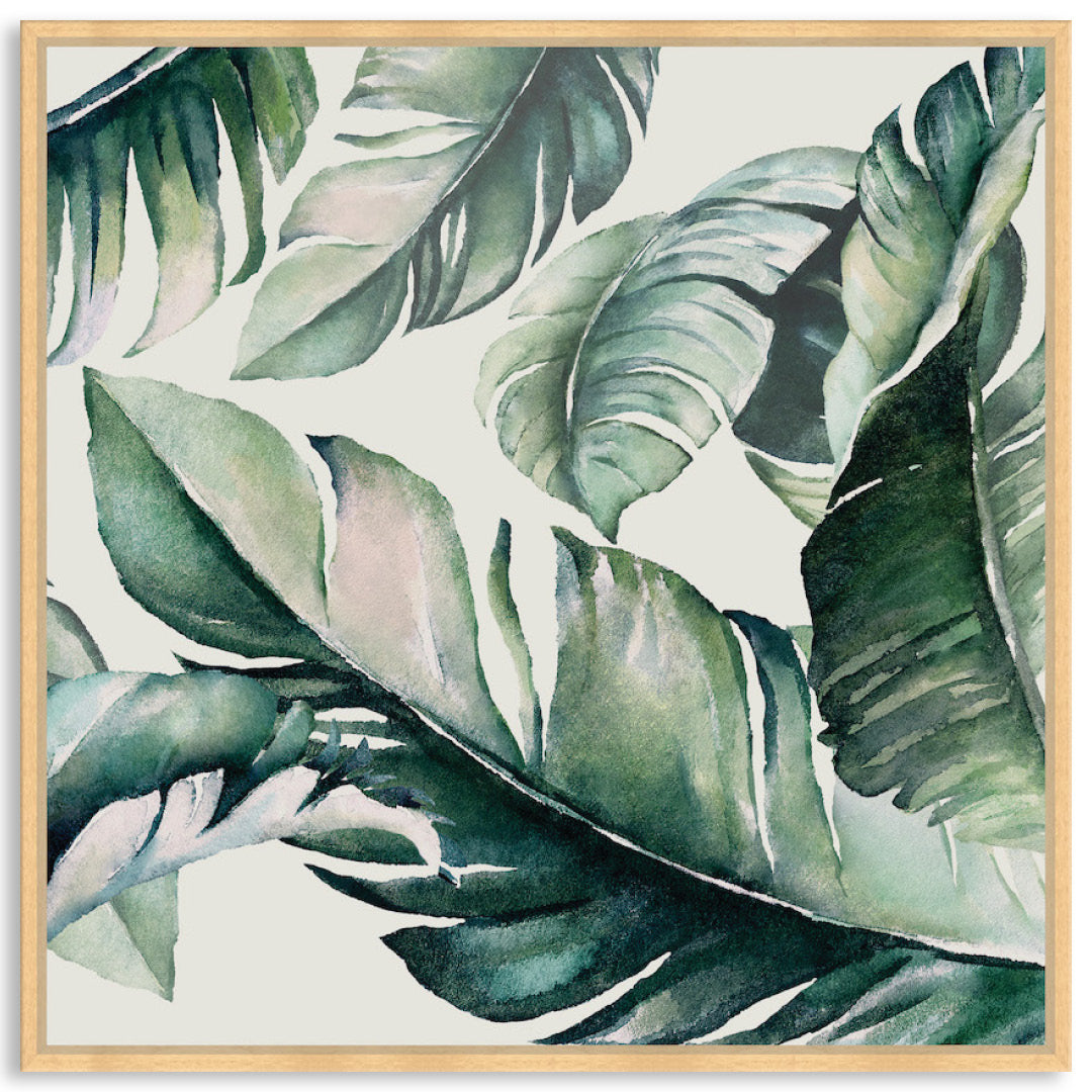 TROPICALLY INSPIRED II - Framed Canvas