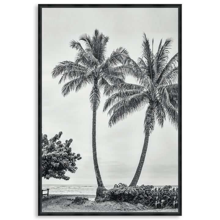 WAIKIKI BEACH I - Framed Canvas