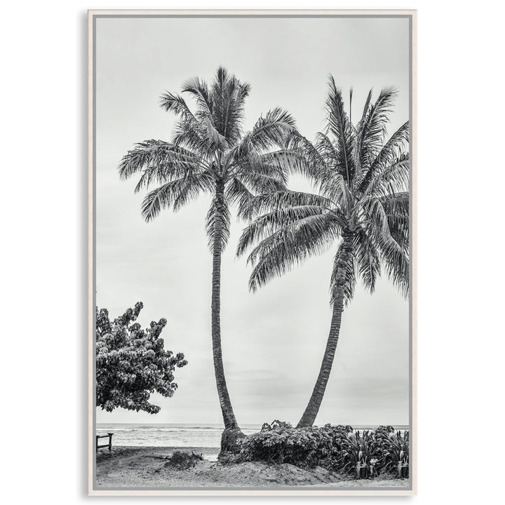 WAIKIKI BEACH I - Framed Canvas