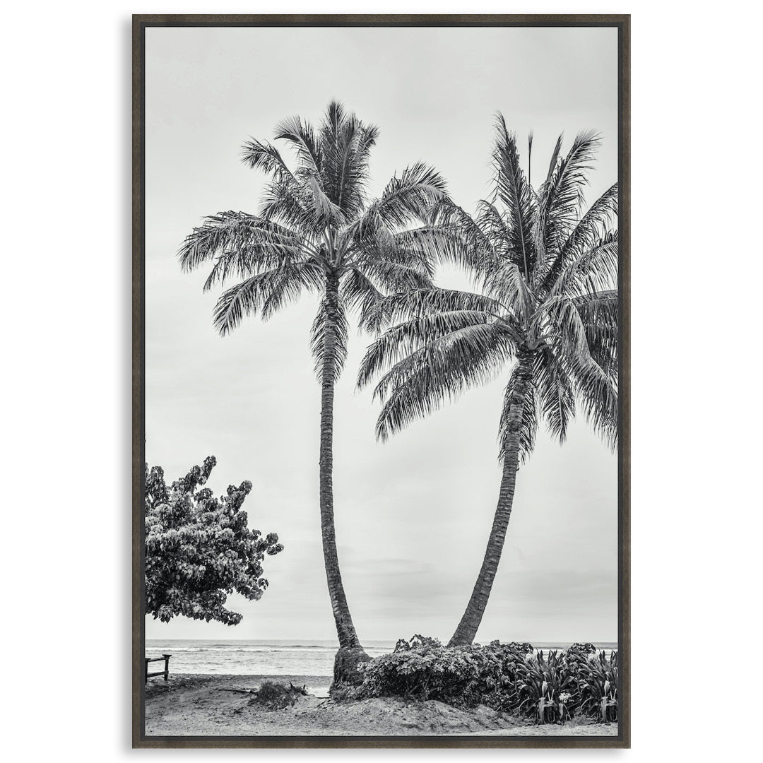 WAIKIKI BEACH I - Framed Canvas
