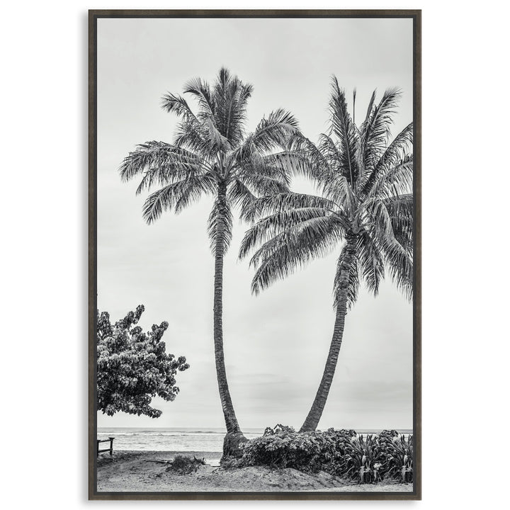 WAIKIKI BEACH I - Framed Canvas
