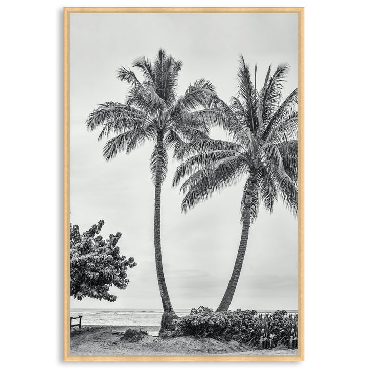 WAIKIKI BEACH I - Framed Canvas