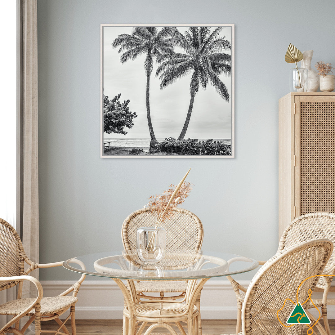WAIKIKI BEACH II - Framed Canvas