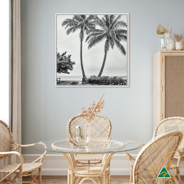 WAIKIKI BEACH II - Framed Canvas