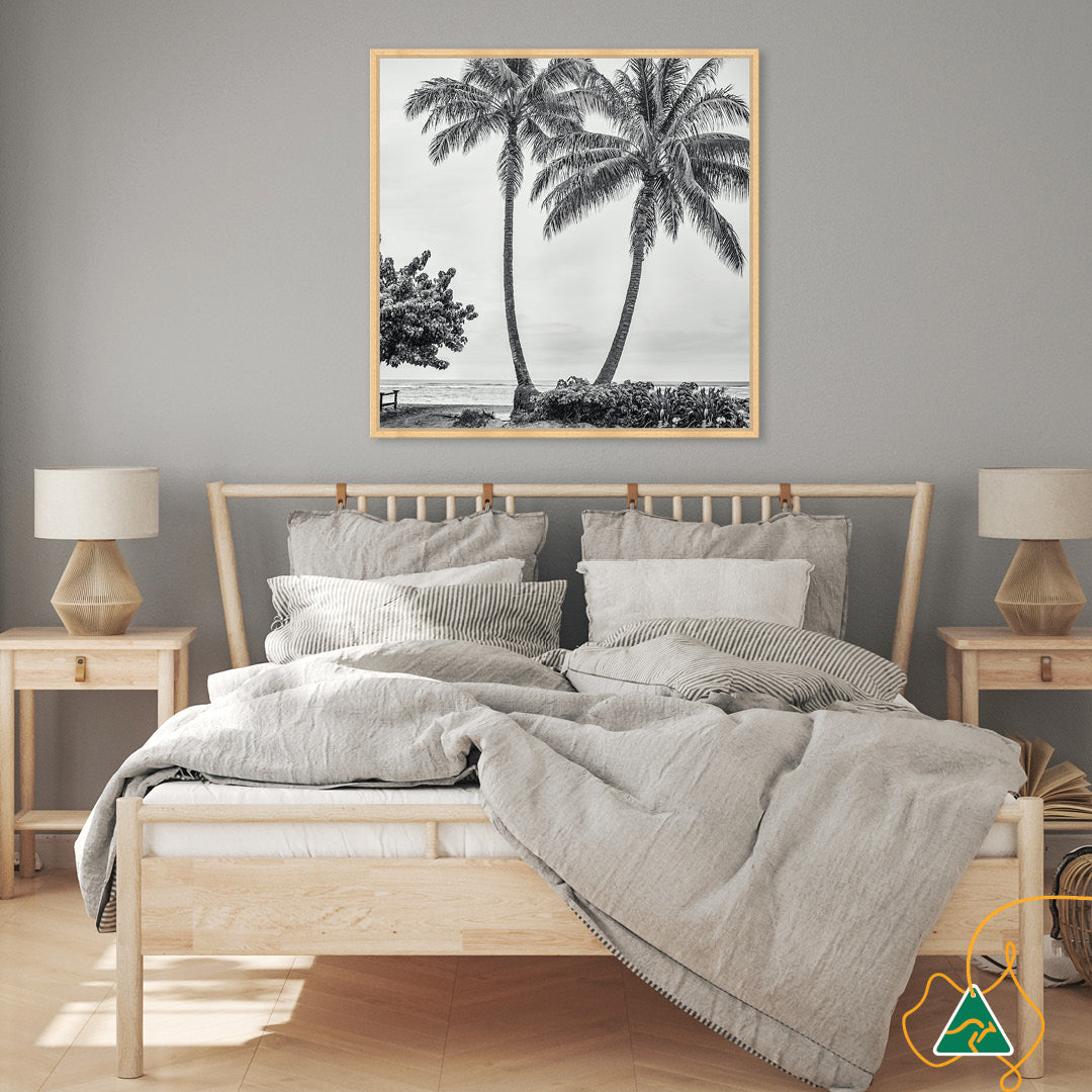 WAIKIKI BEACH II - Framed Canvas