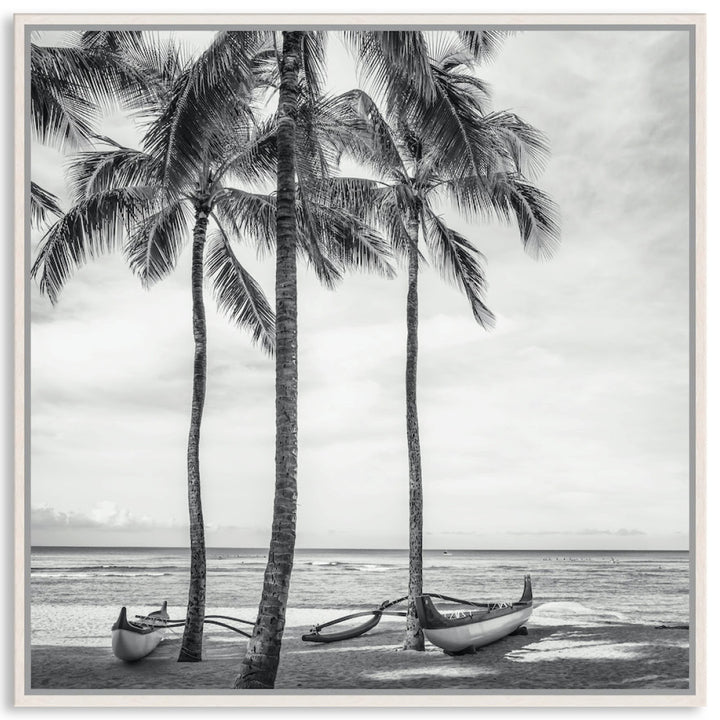 WAIKIKI OUTRIGGER II - Framed Canvas