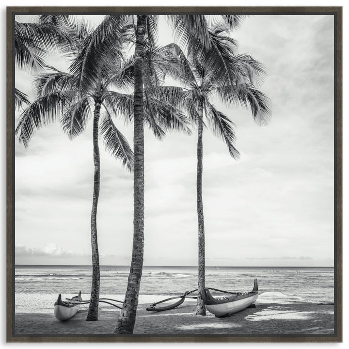 WAIKIKI OUTRIGGER II - Framed Canvas