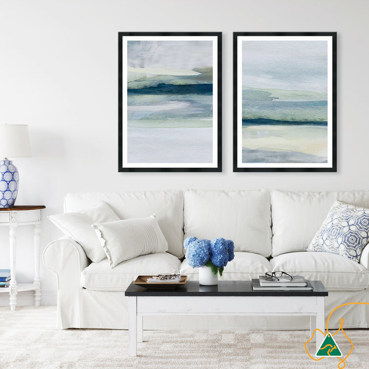 ABSTRACT SEA IV - Framed Print