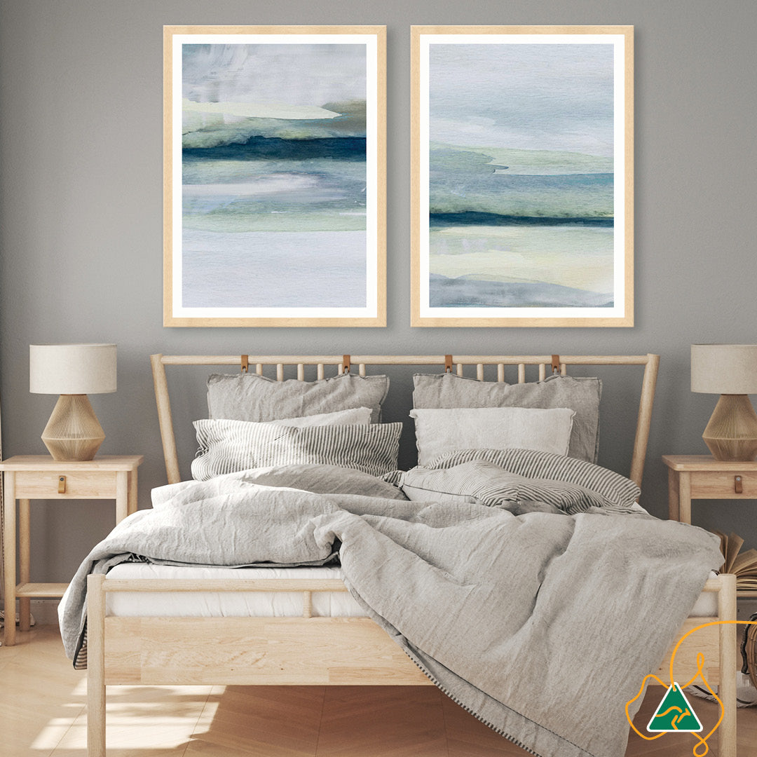 ABSTRACT SEA IV - Framed Print