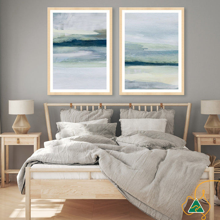 ABSTRACT SEA IV - Framed Print