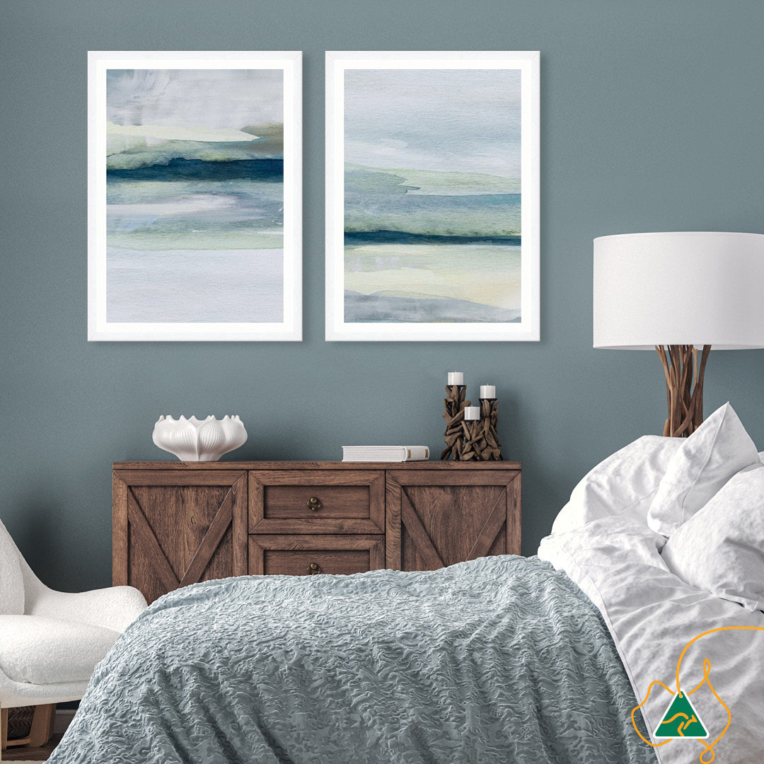 ABSTRACT SEA IV - Framed Print