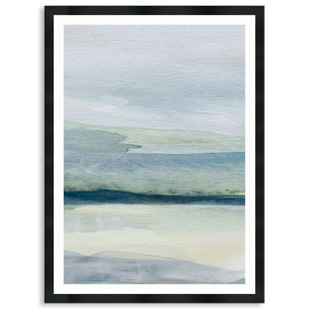 ABSTRACT SEA V - Framed Print