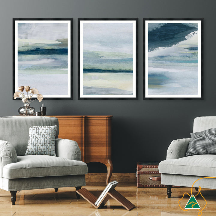ABSTRACT SEA V - Framed Print