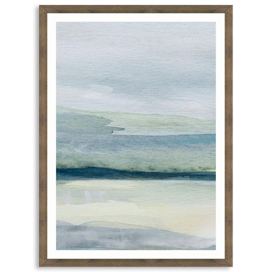ABSTRACT SEA V - Framed Print