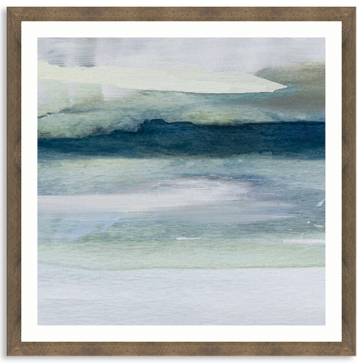 ABSTRACT SEA X - Framed Print