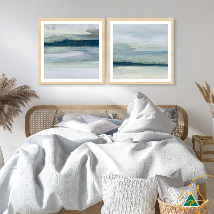 ABSTRACT SEA X - Framed Print