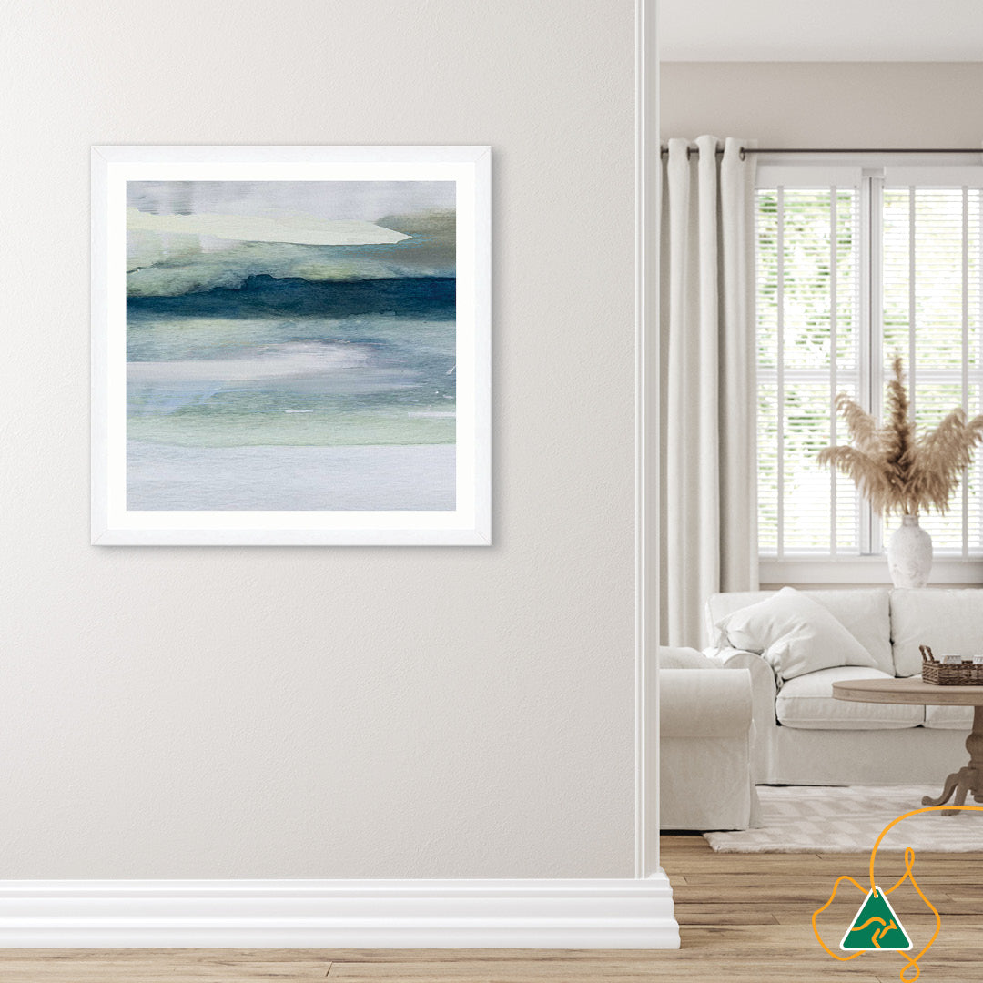 ABSTRACT SEA X - Framed Print