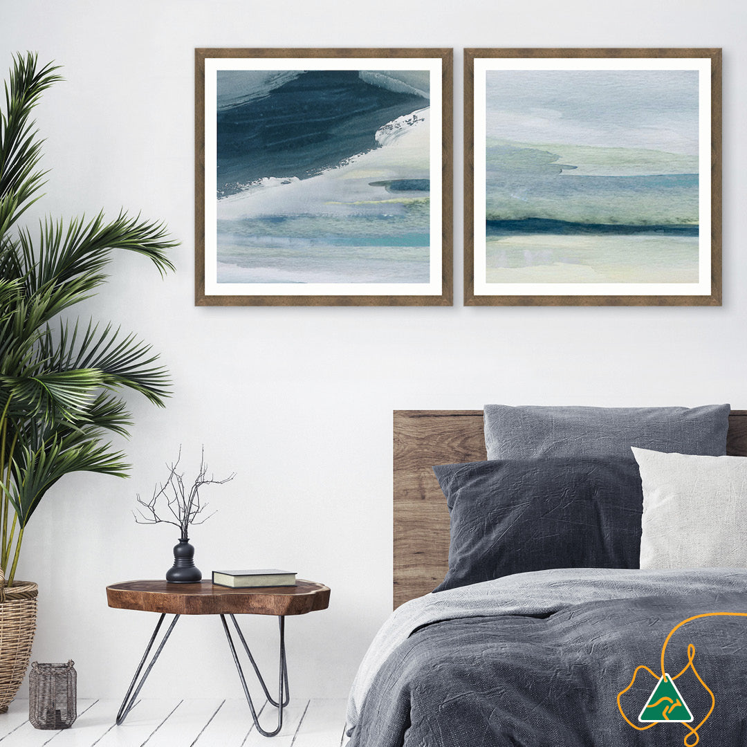ABSTRACT SEA XII - Framed Print