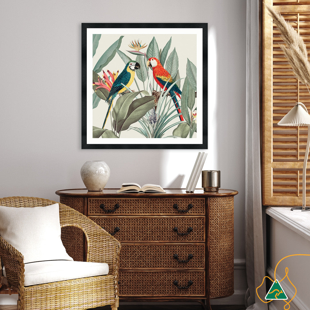 COLOURFUL MACAWS II - Framed Print