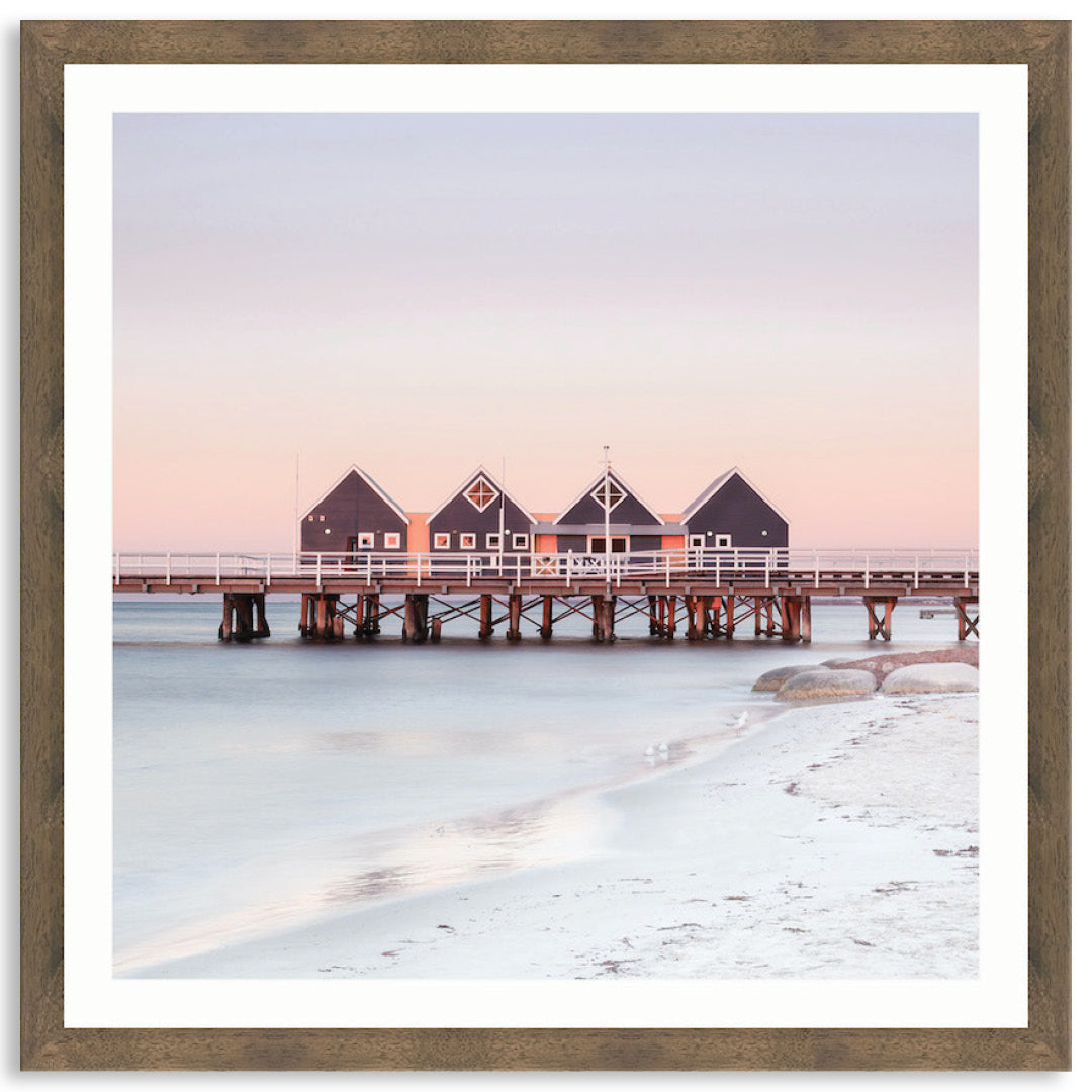 BUSSELTON JETTY II - Framed Print