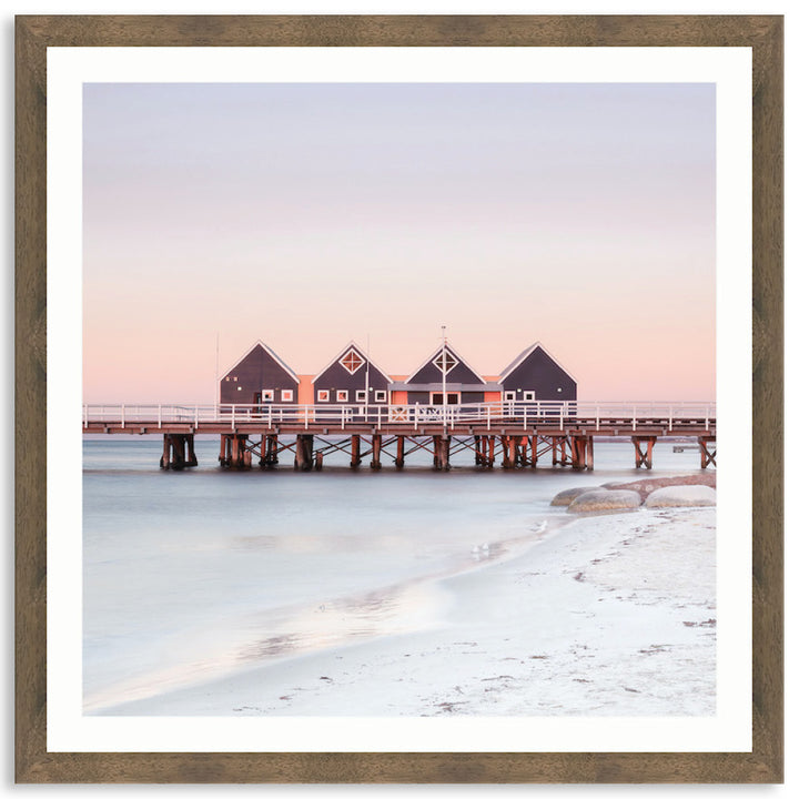 BUSSELTON JETTY II - Framed Print