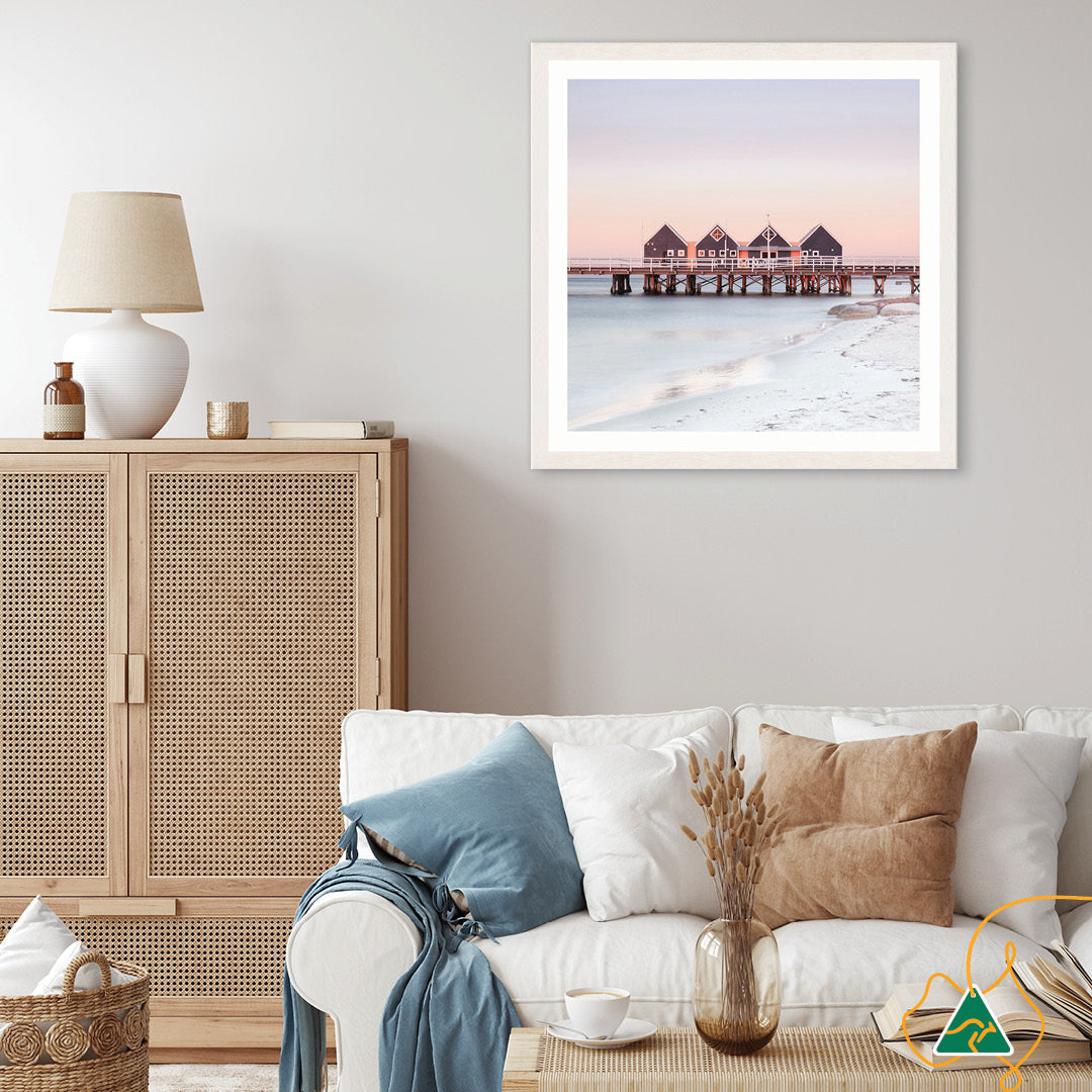 BUSSELTON JETTY II - Framed Print