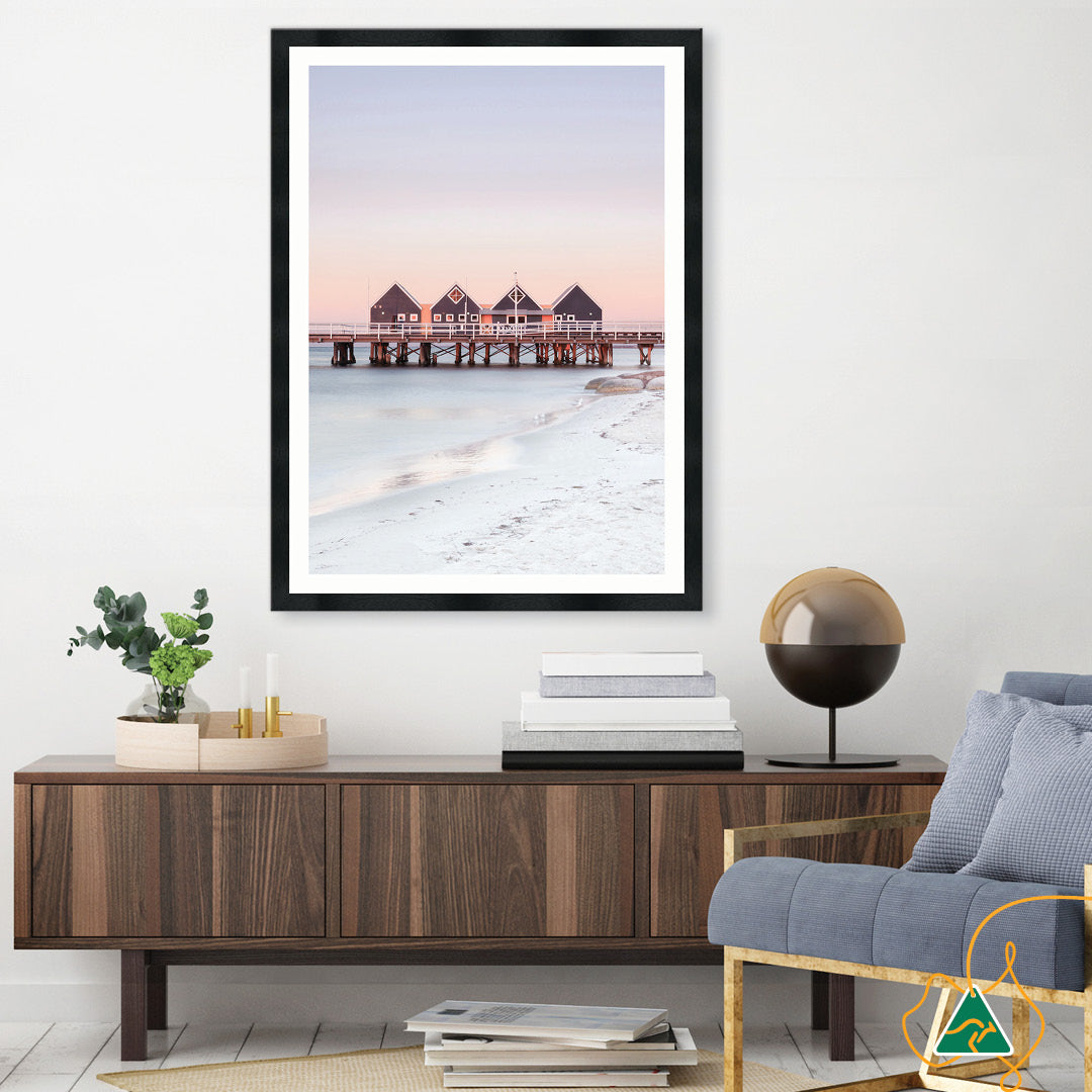 BUSSELTON JETTY III - Framed Print
