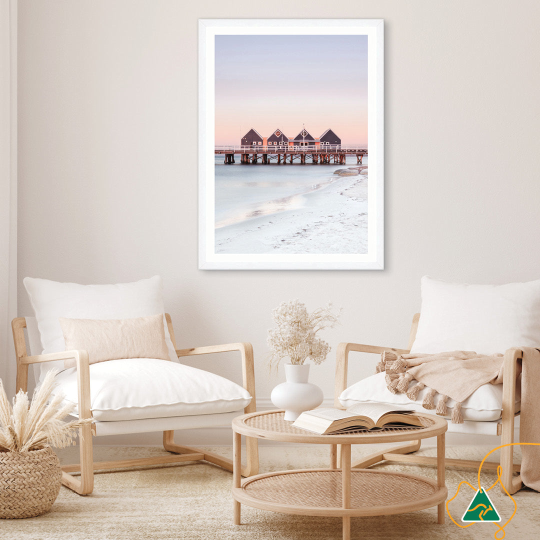 BUSSELTON JETTY III - Framed Print