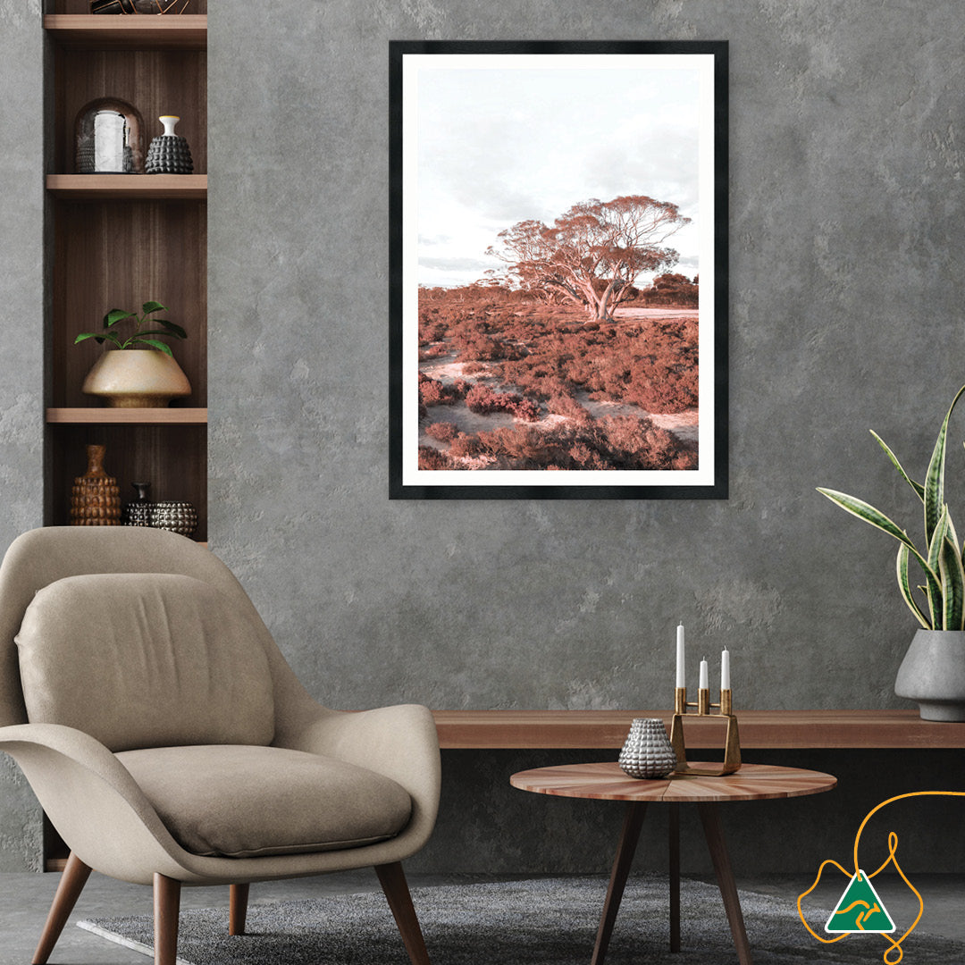 DESERT SUNSET III - Framed Print