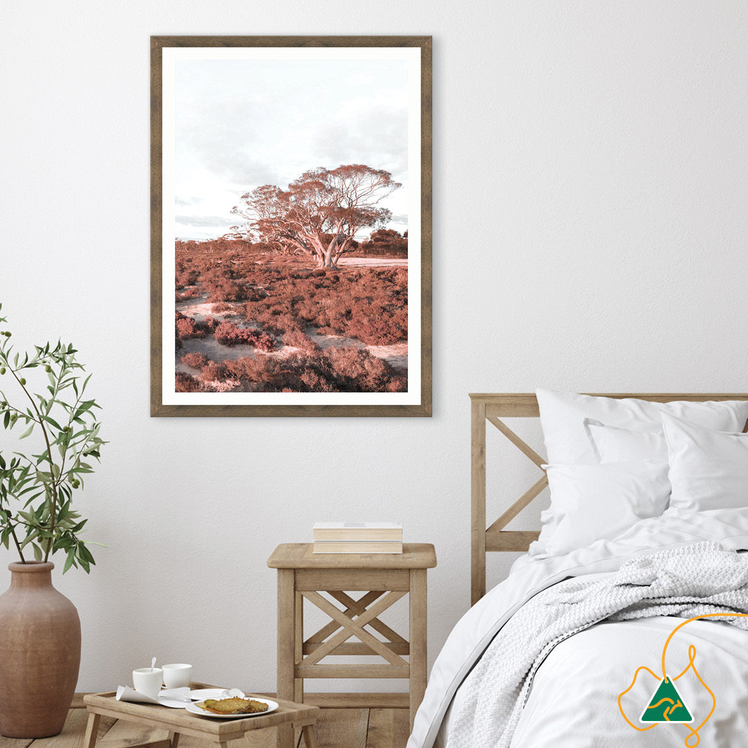 DESERT SUNSET III - Framed Print