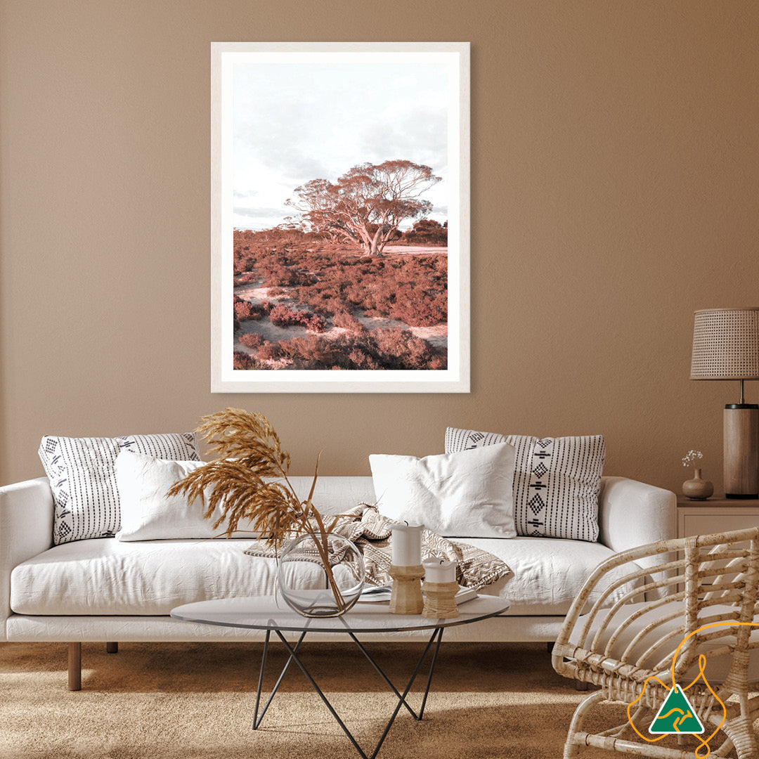 DESERT SUNSET III - Framed Print